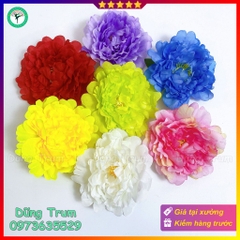 Hoa múa mẫu đơn cầm tay 14cm cho các bé mầm non, hoa cầm tay múa biểu diễn