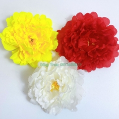 Hoa múa mẫu đơn cầm tay 14cm cho các bé mầm non, hoa cầm tay múa biểu diễn