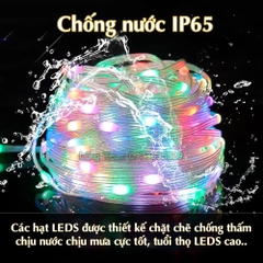 Đèn LED nháy đuổi trang trí chống nước màu ARGB 5V cổng USB điều khiển từ xa nháy theo nhạc