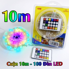 Đèn LED nháy đuổi trang trí chống nước màu ARGB 5V cổng USB điều khiển từ xa nháy theo nhạc