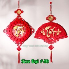 [Tặng Móc Treo] Dải chữ đỏ Tết Phúc Lộc Thọ treo trang trí Tết decor siêu đẹp 2024
