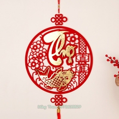 [Tặng Móc Treo] Dải chữ đỏ Tết Phúc Lộc Thọ treo trang trí Tết decor siêu đẹp 2024