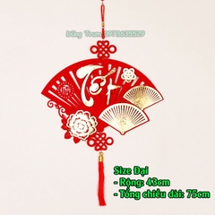 [Tặng Móc Treo] Dải chữ đỏ Tết Phúc Lộc Thọ treo trang trí Tết decor siêu đẹp 2024