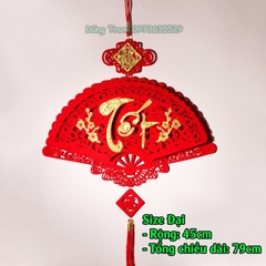 [Tặng Móc Treo] Dải chữ đỏ Tết Phúc Lộc Thọ treo trang trí Tết decor siêu đẹp 2024