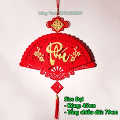[Tặng Móc Treo] Dải chữ đỏ Tết Phúc Lộc Thọ treo trang trí Tết decor siêu đẹp 2024