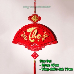 [Tặng Móc Treo] Dải chữ đỏ Tết Phúc Lộc Thọ treo trang trí Tết decor siêu đẹp 2024