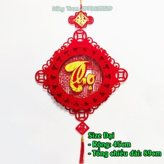 [Tặng Móc Treo] Dải chữ đỏ Tết Phúc Lộc Thọ treo trang trí Tết decor siêu đẹp 2024