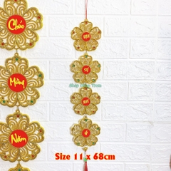 Dây liễng hoa mai vàng trang trí Tết chữ Chúc Mừng Năm Mới - An Khang Thịnh Vượng - Vạn Sự Như Ý