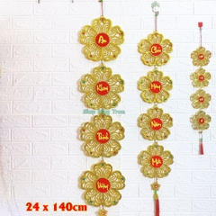 Dây liễng hoa mai vàng trang trí Tết chữ Chúc Mừng Năm Mới - An Khang Thịnh Vượng - Vạn Sự Như Ý