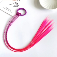 Tóc Giả Thắt Bím Đuôi Ngựa Có Chun Buộc, Tóc Highlight Tết Sẵn Đủ Các Màu Cho Bé