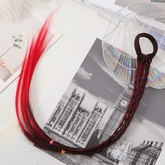 Tóc Giả Thắt Bím Đuôi Ngựa Có Chun Buộc, Tóc Highlight Tết Sẵn Đủ Các Màu Cho Bé