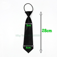 Cà Vạt Học Sinh Bản Ngắn 28cm Cá Tính, Cà Vạt Trẻ Em Chụp Kỷ Yếu