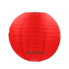 Đèn Lồng Vải Lụa Chống Nước Trang Trí Tết Trung Thu, Lồng Đèn Vải Lụa Tròn Decor Hàng Quán