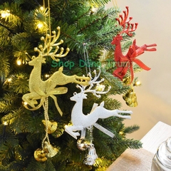 Tuần Lộc trang trí Noel hươu nai trang trí decor cây thông Noel