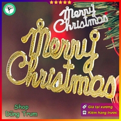 Chữ Merry Christmas trang trí Giáng Sinh phụ kiện MerryChristmas decor Noel