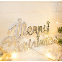 Chữ Merry Christmas trang trí Giáng Sinh phụ kiện MerryChristmas decor Noel