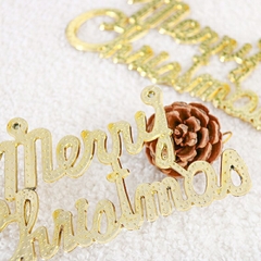 Chữ Merry Christmas trang trí Giáng Sinh phụ kiện MerryChristmas decor Noel