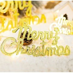 Chữ Merry Christmas trang trí Giáng Sinh phụ kiện MerryChristmas decor Noel