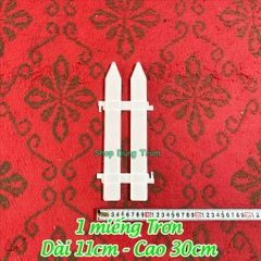 Hàng Rào Lắp Ghép Trang Trí Cây Thông Noel, Hàng Rào Giáng Sinh Decor Hàng Quán