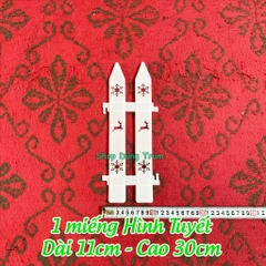 Hàng Rào Lắp Ghép Trang Trí Cây Thông Noel, Hàng Rào Giáng Sinh Decor Hàng Quán