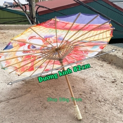 Ô cổ trang họa tiết đặc sắc trang trí Tết, ô trang trí Long Lân Phượng siêu đẹp