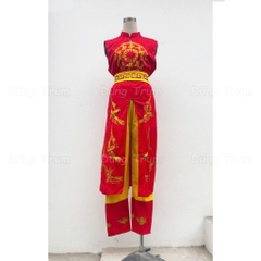 Trang phục Âu Lạc đỏ vàng hóa trang Âu Lạc kích thước người lớn