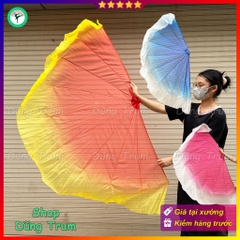 Quạt xương cá cỡ lớn nan 70cm tua 25cm, quạt dẻo múa biểu diễn
