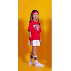 Trang Phục Nhảy Hiện Đại Aerobic Xanh Đỏ Siêu Đẹp