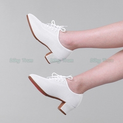 Giày khiêu vũ đế su liền cao 5cm với thiết kế lỗ thoáng khí thông thoáng nhẹ nhàng KV32