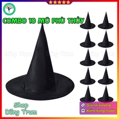 COMBO Sỉ 10 Mũ phù thủy Halloween hóa trang trang trí Halloween
