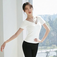 Áo múa bale người lớn chất cotton mềm mại thấm hút mồ hôi cực tốt