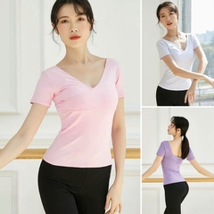 Áo múa bale người lớn chất cotton mềm mại thấm hút mồ hôi cực tốt