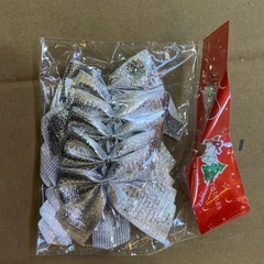 Combo 12 Nơ nhỏ 5cm trang trí Noel, phụ kiện nơ trang trí Giáng Sinh