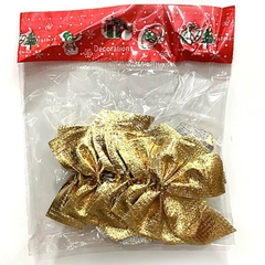 Combo 12 Nơ nhỏ 5cm trang trí Noel, phụ kiện nơ trang trí Giáng Sinh