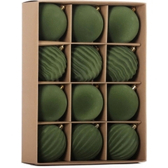 Set Châu Noel VIP 8cm To Đẹp Chất Liệu Nhung Decor Giáng Sinh cực đỉnh