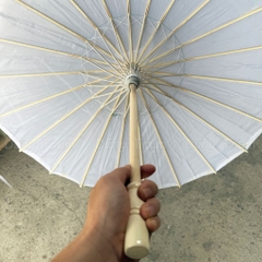 Ô Cổ Trang Vải Trắng đủ kích thước trang trí chụp ảnh cực đẹp