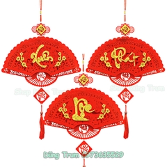 [Tặng Móc Treo] Dải chữ đỏ Tết Phúc Lộc Thọ treo trang trí Tết decor siêu đẹp 2024