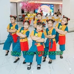 Trang Phục Đồng Giao Biểu Diễn Họa Tiết Vinh Hoa Siêu Đẹp