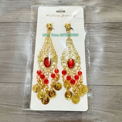 Bông tai Ấn Độ múa biểu diễn kiểu kẹp dễ dàng không cần lỗ