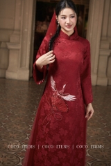 # Gấm Nổi Thêu Hạc