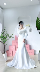 Đầm Cổ Vuông Đuôi Cá #DH0024