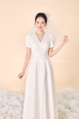 Đầm Hoa Đá Tay Ngắn #DH0013