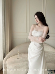 Xếp Ly Eo Tay Ren DH00001