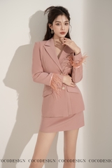 Vest Hồng chân váy #V0058