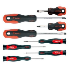 Bộ Tuốc-nơ-vít 8 chi tiết (-) 2.0x50 2.4x50 6.0x38 6.0x100 (+) PH0x50 PH1x50 PH2x38 PH2x100YT-2782