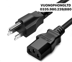 DÂY NGUỒN US C13 3X1.31MM² DÀI 3 MÉT PVC – GIẢI PHÁP CẤP NGUỒN CHUYÊN NGHIỆP CHO THIẾT BỊ ĐIỆN