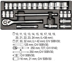BỘ KHẨU 24 CHI TIẾT VÀ CẦN XIẾT LỰC 1 phần 2 inch YT-12661