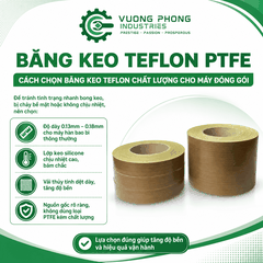 BĂNG KEO VẢI SỢI THỦY TINH PHỦ PTFE CHỊU NHIỆT – BĂNG KEO TEFLON CHỐNG DÍNH