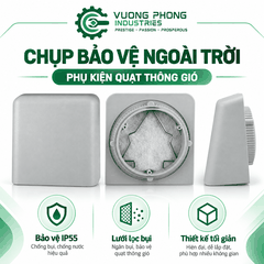 BỘ LỌC BỤI CHE MƯA BẢO VỆ QUẠT TẢN NHIỆT KAKU FU9701B/FU9702B | COVER QUẠT THÔNG GIÓ TỦ ĐIỆN IP55