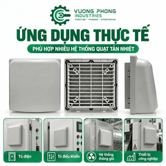 BỘ LỌC BỤI CHE MƯA QUẠT TẢN NHIỆT KAKU FU9801B – FU9806B | GIẢI PHÁP BẢO VỆ QUẠT THÔNG GIÓ TỦ ĐIỆN